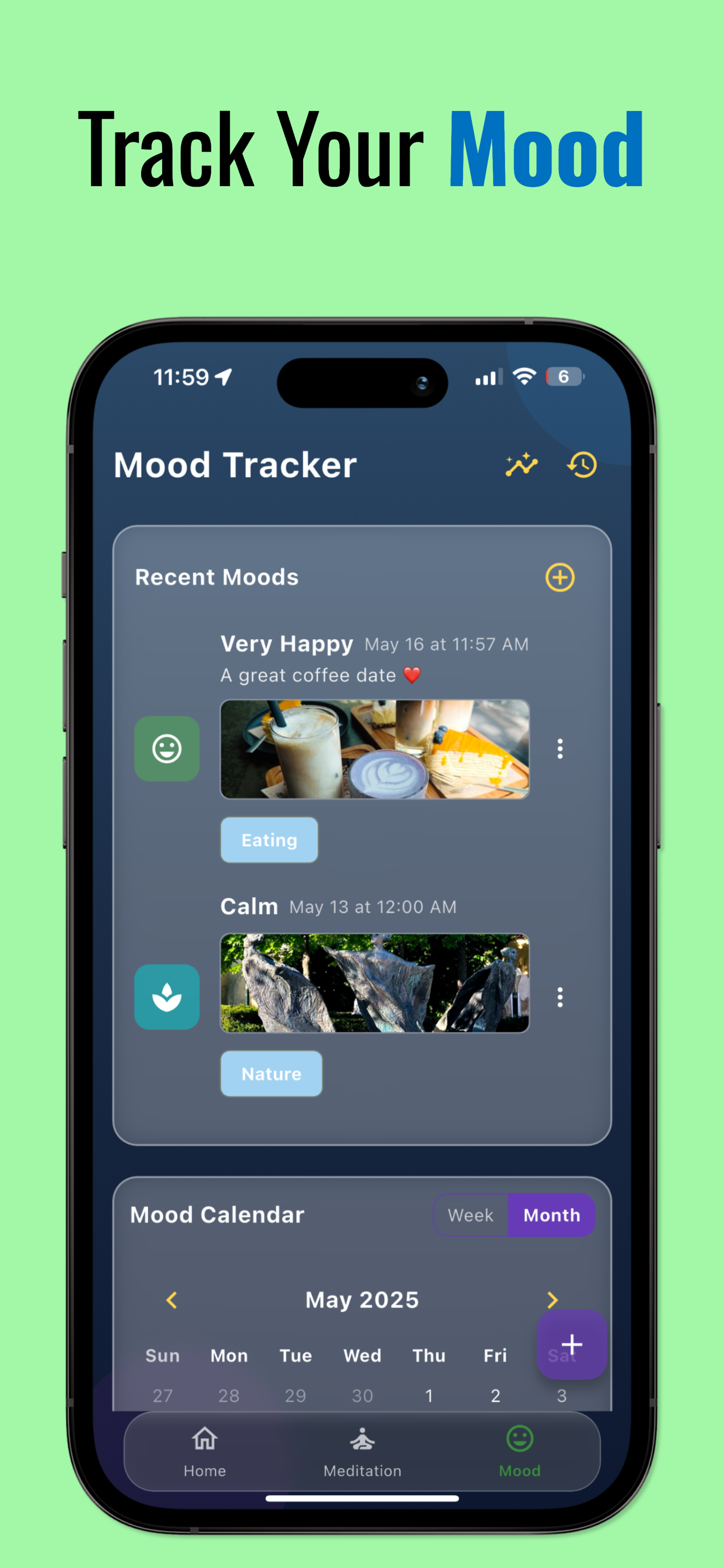 Nature Unlock app interface 3